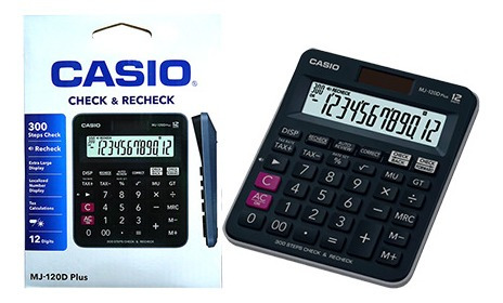 Mj-120dplus-bu - Calculadora Casio 12 Digitos Con Tecla D