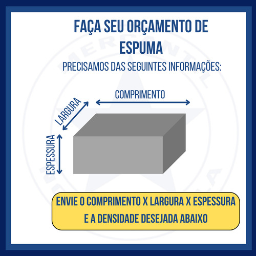 Espuma Sob Medida Colchão Sofá Cadeira D23 D26 D28 D33 D45