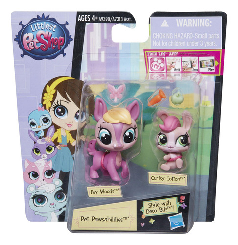 Littlest Pet Shop Fay Woods Curtsy Cotton Pawsabilities