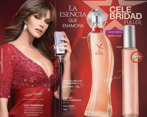 Perfume Lucía Méndez Con Feromonas 60ml +su Fragancia D 30ml