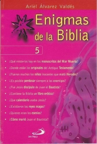 Enigmas De La Biblia 5, De Alvarez Valdes Ariel. Editorial San Pablo En Español