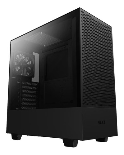 Gabinete Nzxt H5 Flow Cristal Templado 2 Fans Cc-h51fb-01 Color Negro