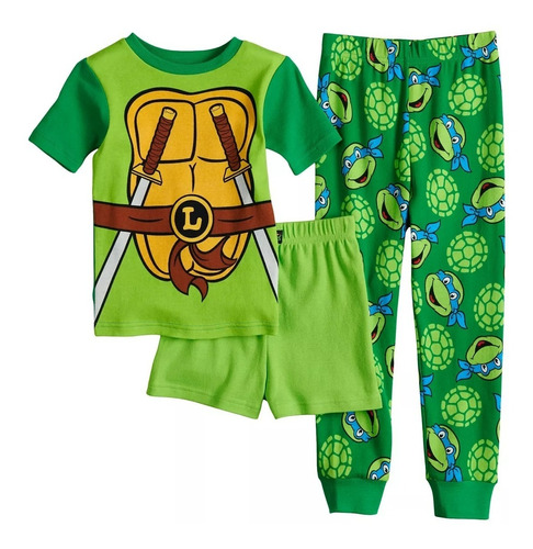 Pijama Tortugas Ninja  Para Niños Autentico