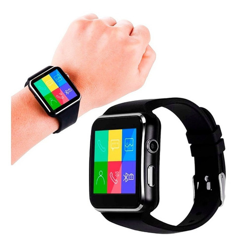 Reloj Smart Watch Celular Tactil Bluetoot X6 A1 U8 Cámara Y1