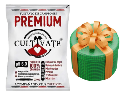 Sustrato Cultivate Premium 80lts Incluye Regalo Sorpresa