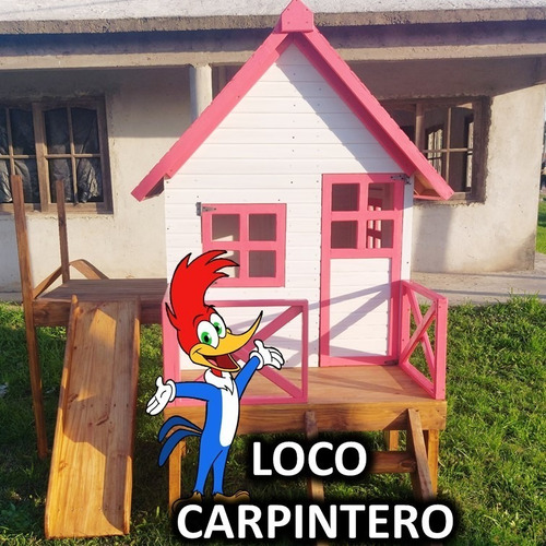 Casita De Madera Infantil Día Del Niño Navidad Reyes 27
