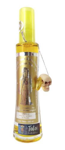  Perfume Santa Muerte Cráneo Tatai Amarillo Ven Dinero 