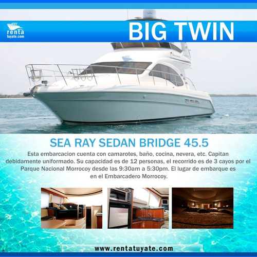 Alquiler Lanchas Y Yates Sea Ray Sedan Brigde 45.5