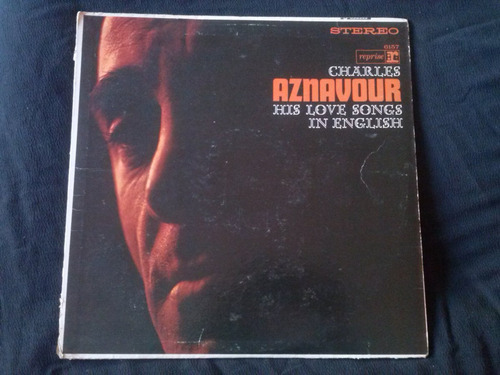 Lp Charles Aznavour His Love Songs In English