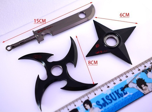 Imagen 3 de 5 de Naruto Set Kunais & Shuriken Naruto Ninja Cosplay Original 5