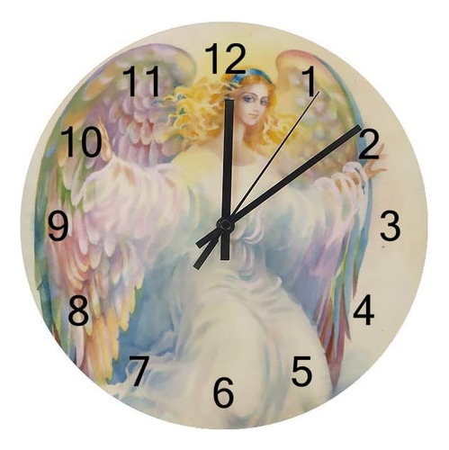 Reloj De Pared De Madera, Reloj Colgante Silencioso, Redondo