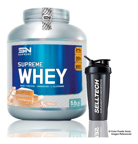 Proteína Supreme Nutrition Supreme Whey 6.6lb Vainilla