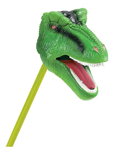 T-rex Dinosaurio Mordedor Verde Figura De Colección Safari