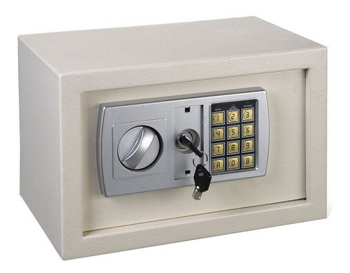 Caja Fuerte De Seguridad Digital Alarma Bloqueo Con 2 Llaves