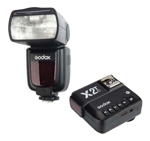 Kit Flash Godox Tt600 Con Transmisor X2t Canon