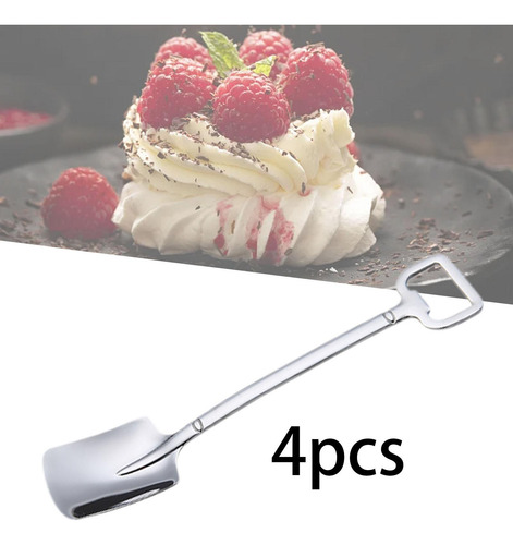 4 Cucharas Con Forma De , Cuchara Para Café, Té, Utensilio