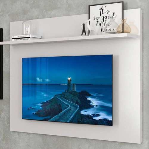 Painel Para Tv Até 46 Topázio Patrimar Branco