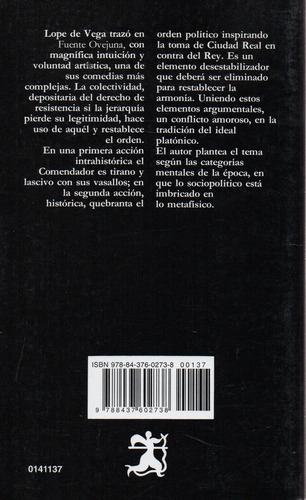 Fuente Ovejuna - Lope De Vega - Catedra