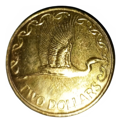 Moneda De Nueva Zelandia 2 Dolares 2015 Unc