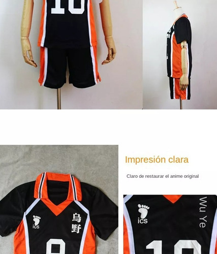 . Fantasia De Anime Haikyuu, Uniforme De Time De Vôlei