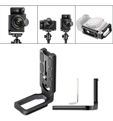 Suporte L Para Câmera Dslr Com Chave De Parafusos, L