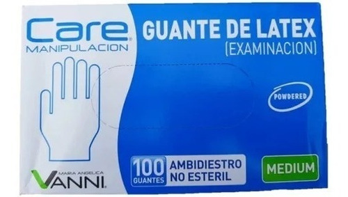 Guante Desechable Latex Caja 100 Und. T/m - Top Glove