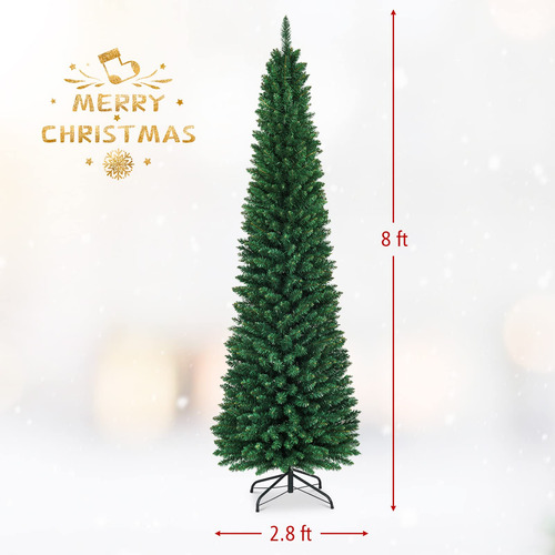 Árbol De Navidad Artificial Pino Hingde 2 4 Metros Verde