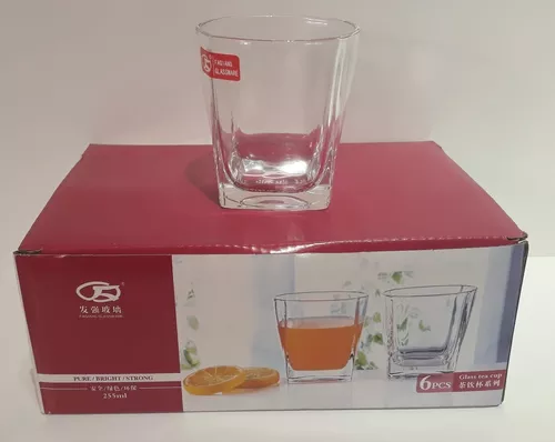 Set Vasos de Vidrio 6 Unidades