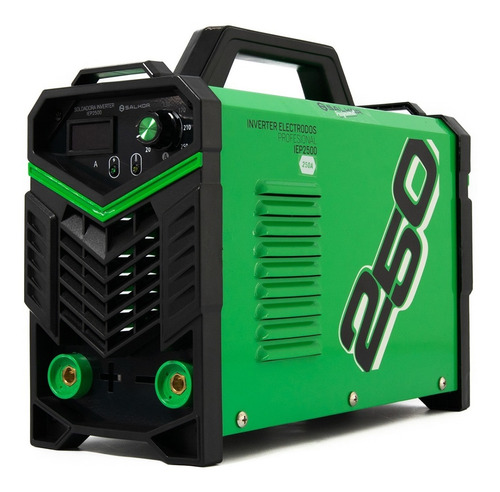 Soldadora Inverter Mma 250 Amp Igbt Salkor Iep2500 Color Verde claro con negro Frecuencia 50