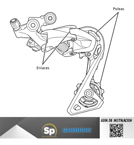 Imagen 4 de 6 de Cambio Trasero Shimano Rd-ty300 Con Pata 6-7 Pasos