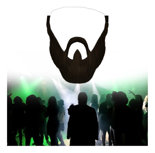Bigote Disfraz Accesorios Maquillaje Mujer Hombre Puesta En