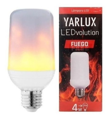 Lampara Led Efecto Fuego 4w =35w. (3 ) Yarlux