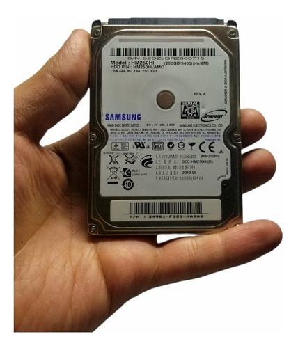 Imagen 5 de 5 de Disco Duro Interno Samsung Spinpoint M7 Hm250hi 250gb Sata