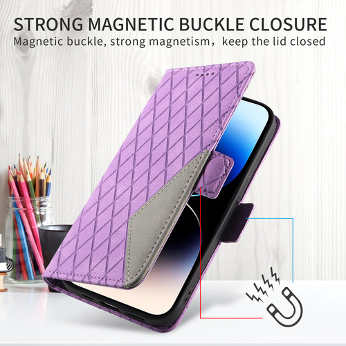 B Funda De Piel Tipo Cartera Magnética Con Ranura For