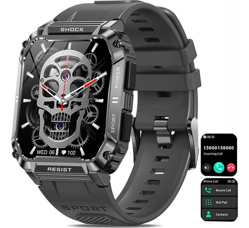 Reloj Inteligente Bluetooth Militar (responder/llamar) Ip68