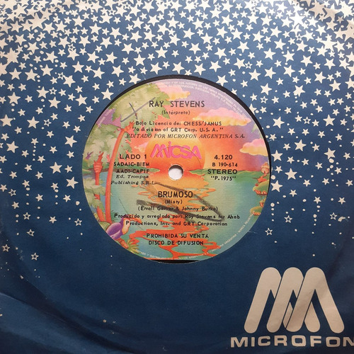 Vinilo Simple - Ray Stevens (brumoso) (Usado)