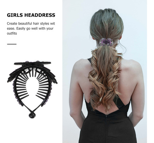 Pinzas Para El Pelo Brillantes Con Forma De Bola En Forma De