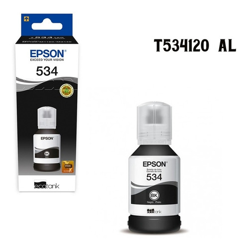 Tinta 534 Negro Impre Epson M1100 M1120 M1180 M2140 M3180