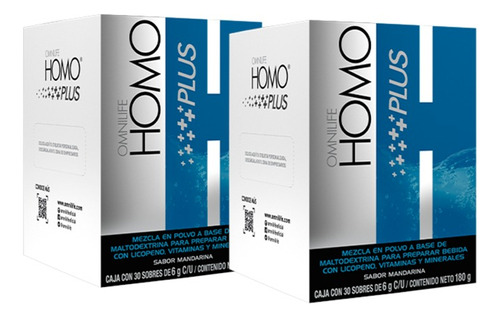 Homo Plus 2 Cajas 60 Sobres - Unidad a $125000