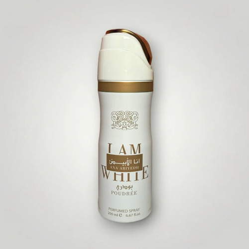 Perfume en Aerosol Ana Abiyedh Poudree Lattafa (I Am White) 200 ml