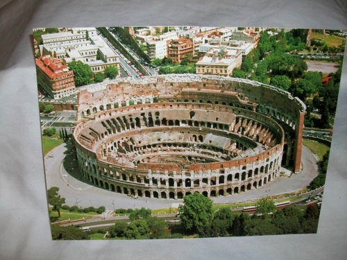 Impresión Antigua Arte Coliseo Roma Para Enmarcar Decorar