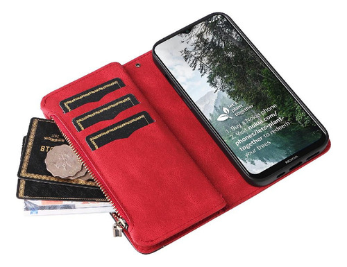 Funda Protectora Kickstand Para Nokia G10/g20 Nueve Ranuras