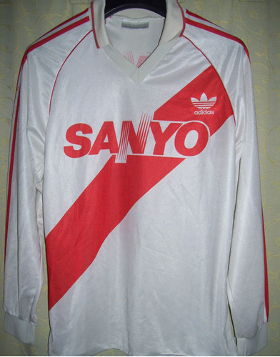 River Plate Historica Sanyo 1993 #9 En Flock Mangas Largas 