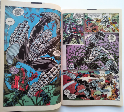 Web Of Spiderman 100 Marvel Comics 1993 Spider Armor Foil (Usado)