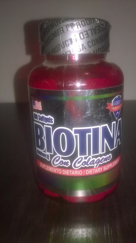 Biotina + Colageno 900 Mg X 100 Capsulas