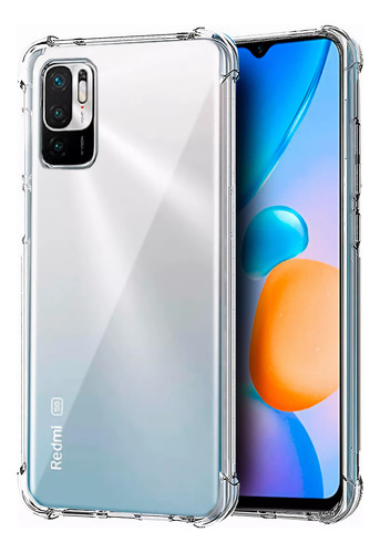 Funda Acrigel Airbag Rígido Para Xiaomi Redmi Note 10 5g Transparente Acrigel Reforzado