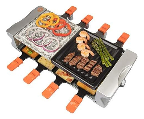 Masterchef Dual Queso Raclette W Antiadherente Placa De Parr