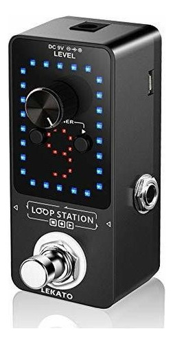 Lekato Guitar Looper Effect Pedal Loop 9 Loops Station With