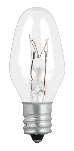 Focos Incandescentes Transparentes,base E12,75watts, 50pzas