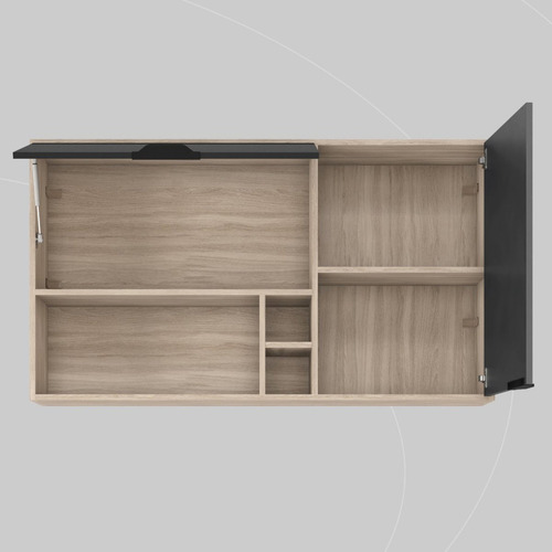 Armario de aire Firenze con 2 puertas, 120 cm, Avena Afwt Niche